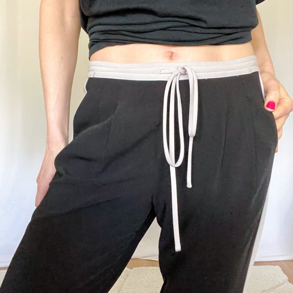 Bebe Black & Tan Track Pants Joggers - the perfect outfit for travel days - Picture 7 of 12